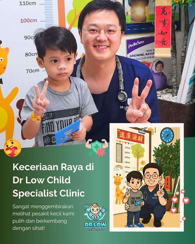 Meraikan Kesihatan dan Berkat Detik Istimewa di Klinik Pakar Kanak-kanak Dr Low Batu Pahat