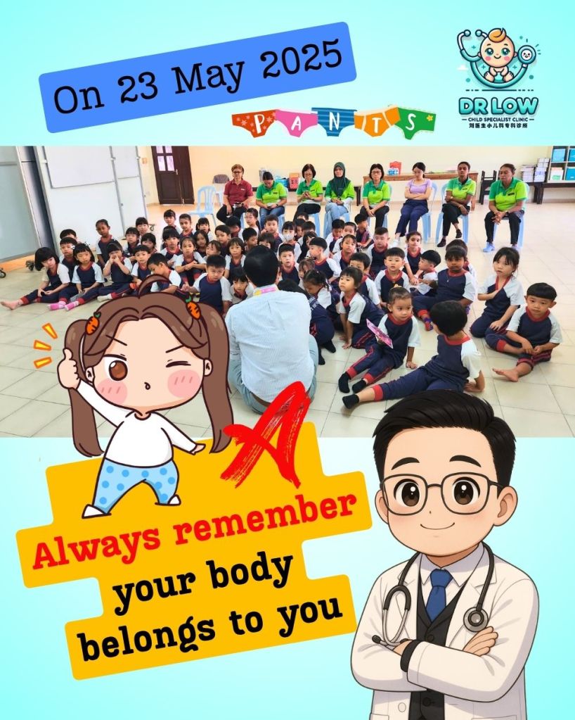 Batu Pahat P.A.N.T.S Health Talk Highlights – Teaching Batu Pahat Kids Safety Through Awareness - Dr Low Child Doctor Batu Pahat Child Specialist BP 06