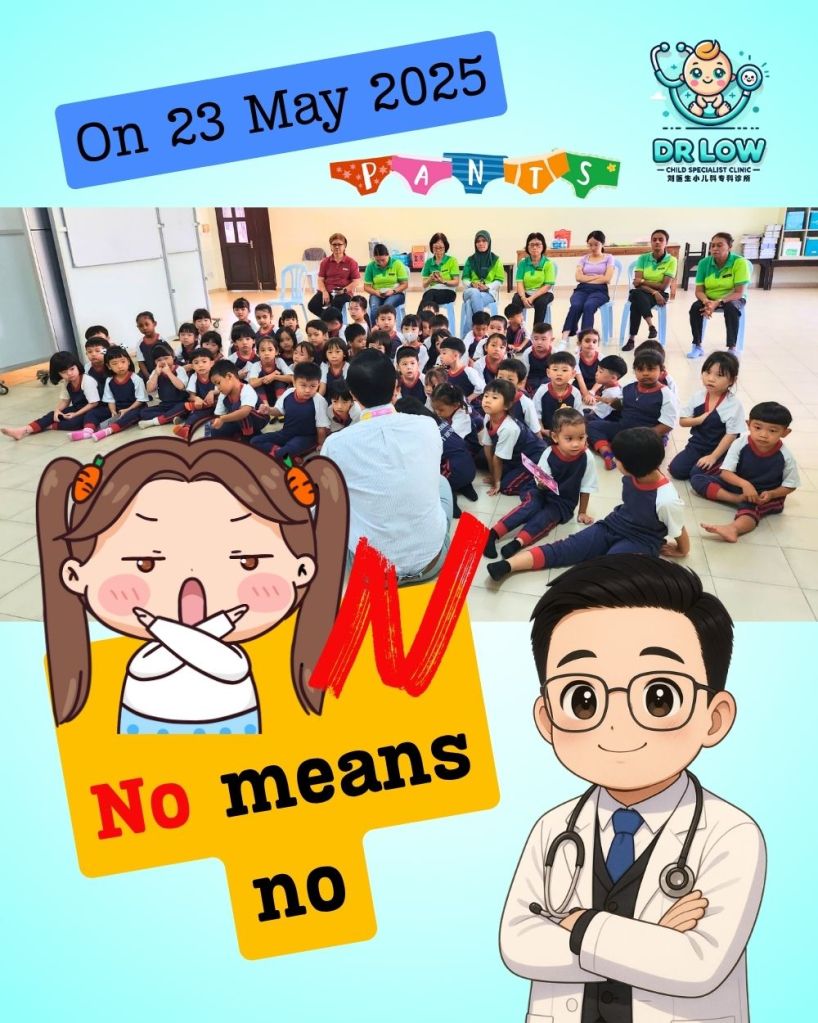 Batu Pahat P.A.N.T.S Health Talk Highlights – Teaching Batu Pahat Kids Safety Through Awareness - Dr Low Child Doctor Batu Pahat Child Specialist BP 07