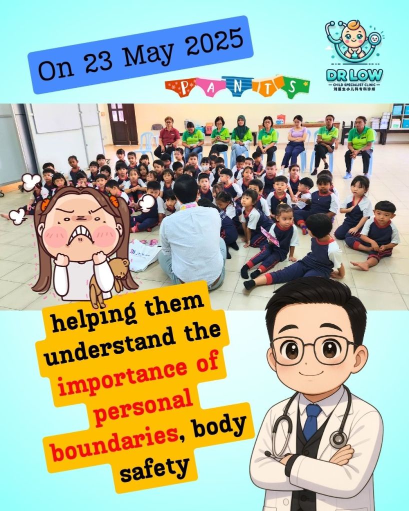 Ceramah Kesihatan PANTS Batu Pahat - Bantu Kanak-Kanak Batu Pahat Fahami Tubuh dan Lindungi Diri - Klinik Pakar Batu Pahat Dr Low 03