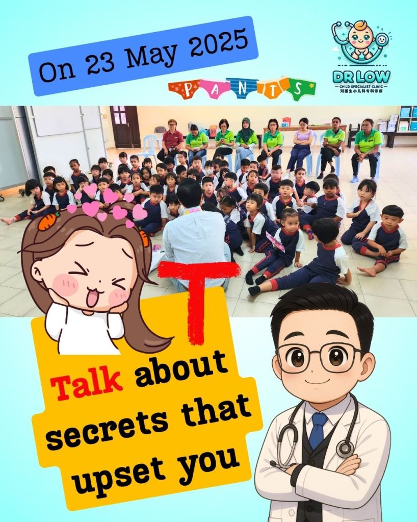 Ceramah Kesihatan PANTS Batu Pahat - Bantu Kanak-Kanak Batu Pahat Fahami Tubuh dan Lindungi Diri - Klinik Pakar Batu Pahat Dr Low 08