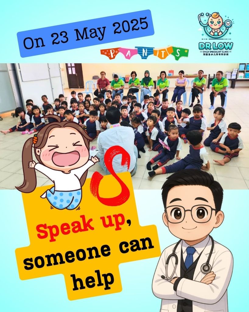 Ceramah Kesihatan PANTS Batu Pahat - Bantu Kanak-Kanak Batu Pahat Fahami Tubuh dan Lindungi Diri - Klinik Pakar Batu Pahat Dr Low 09