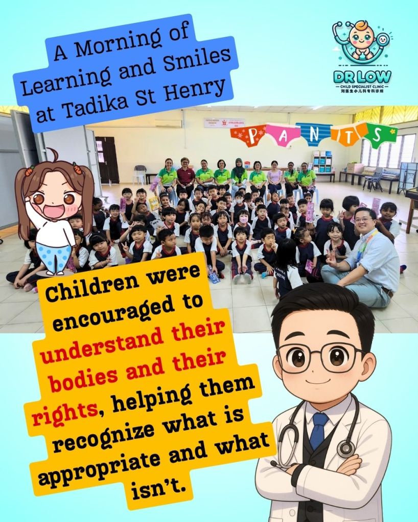 满满欢笑与收获的早晨 - 峇株巴辖 P.A.N.T.S 讲座走进Tadika St Henry Batu Pahat-刘汉尼医生峇株巴辖小儿科专科诊所 03