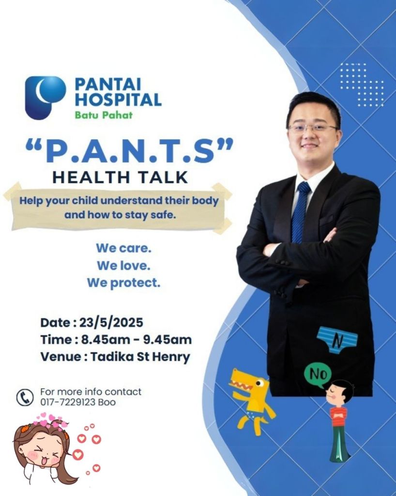 满满欢笑与收获的早晨 - 峇株巴辖 P.A.N.T.S 讲座走进Tadika St Henry Batu Pahat-刘汉尼医生峇株巴辖小儿科专科诊所 10