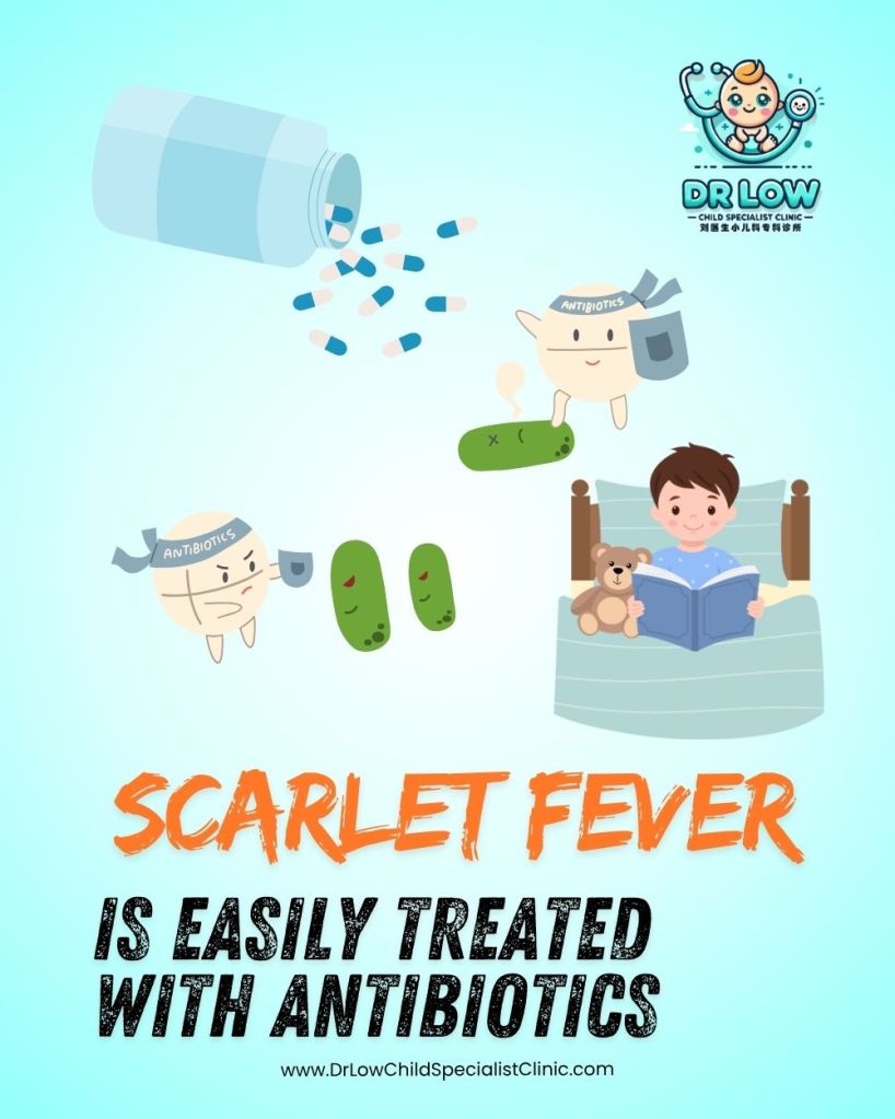 Demam Scarlet pada Kanak-Kanak - Simptom dan Rawatan dan Bila Perlu Jumpa Doktor - Klinik Pakar Kanak-kanak Batu Pahat Dr Low 07