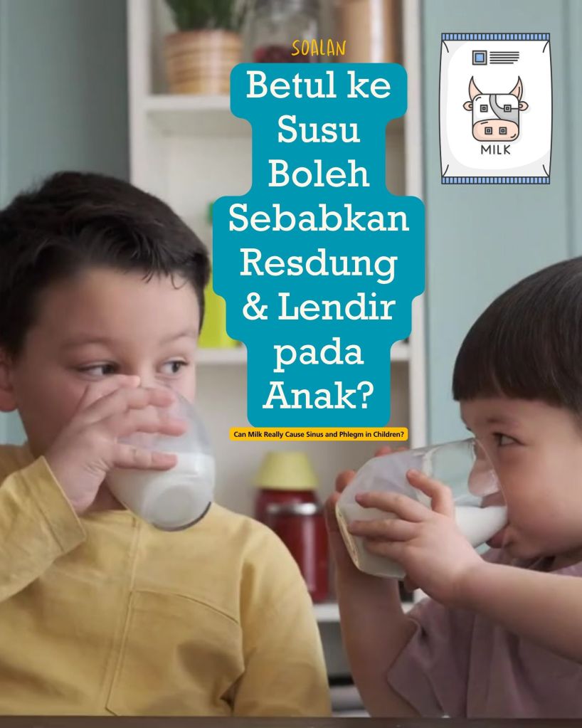 Betul ke Susu Sebabkan Resdung dan Lendir pada Kanak-Kanak? Klinik Pakar Kanak-kanak Batu Pahat Dr&nbsp;Low