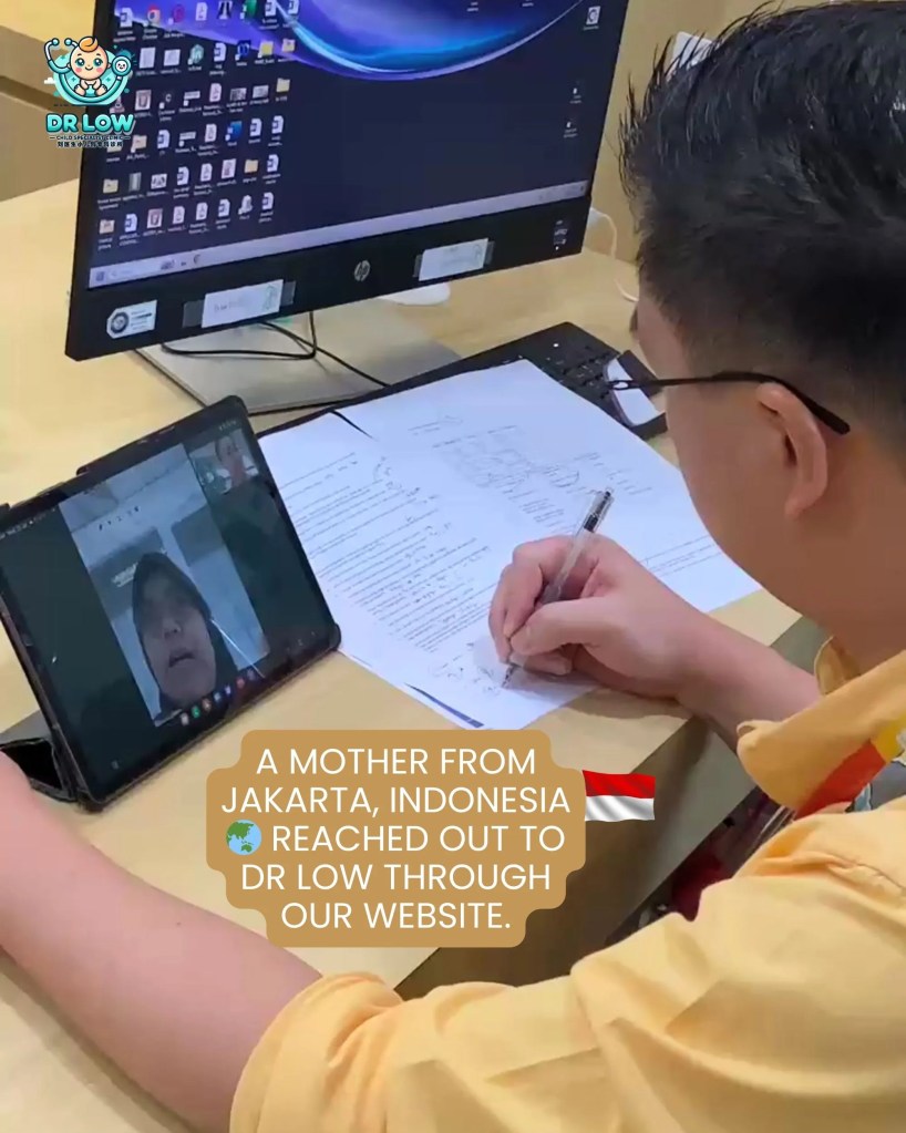 Konsultasi Istimewa dari Jakarta, Indonesia – Dr Low Klinik Pakar Kanak-kanak Batu&nbsp;Pahat