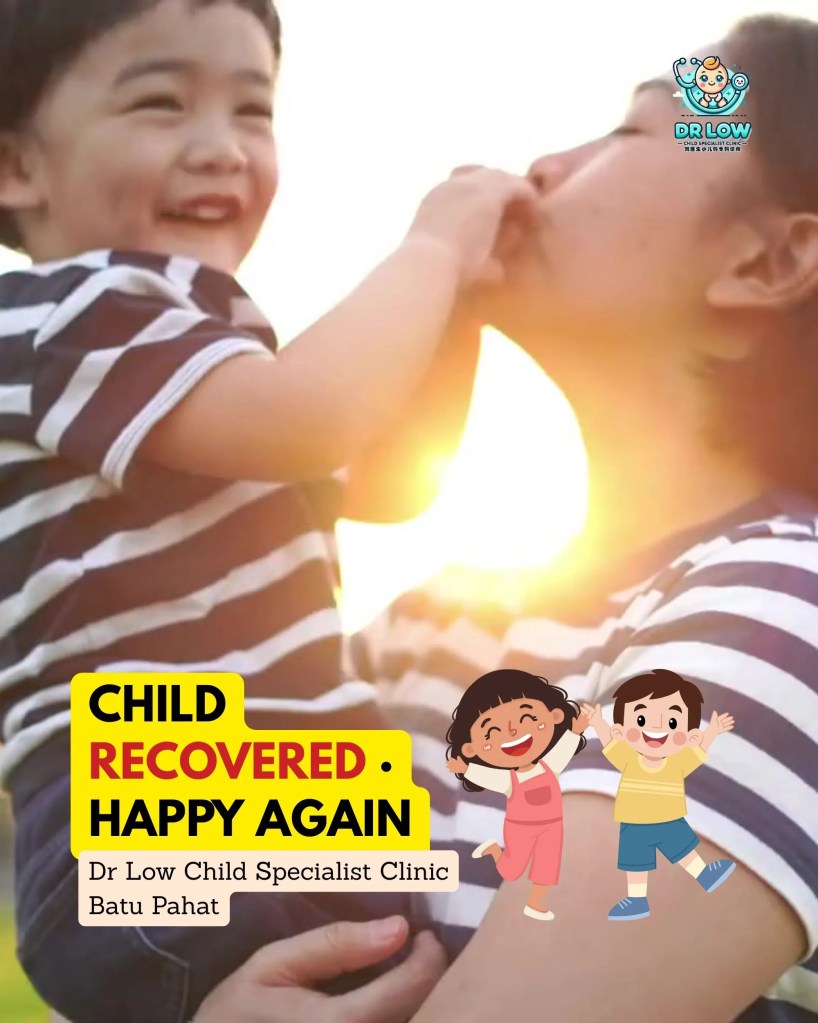 Brave Little Patient with Allergic Skin Reaction - Urticaria Care at Dr Low Child Specialist Clinic Batu Pahat Johor 07