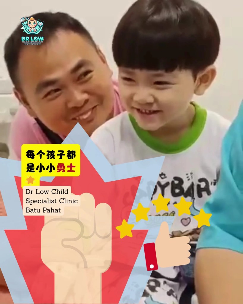 Bravery in Viral Fever A Little Patient’s Story in BP - Dr Low Child Specialist Clinic Batu Pahat Johor Malaysia 06