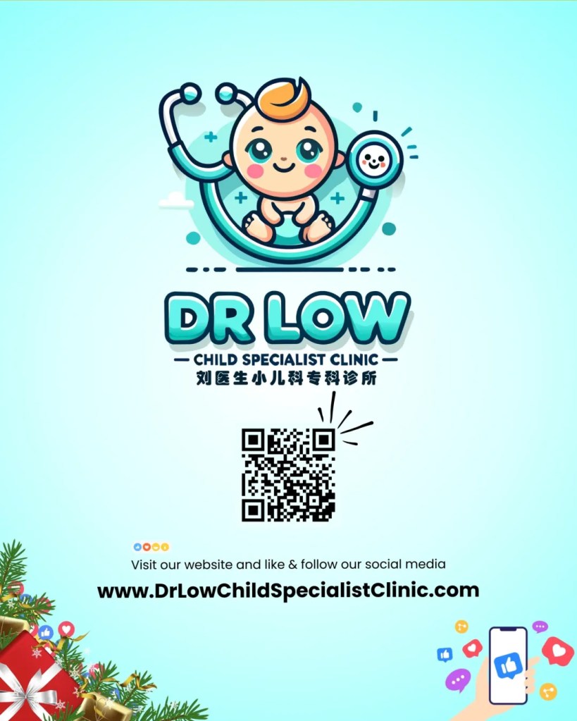 Clinic BP Holiday Notice from 22 to 30 December - Dr Low Child Specialist Clinic Batu Pahat Johor Malaysia 02