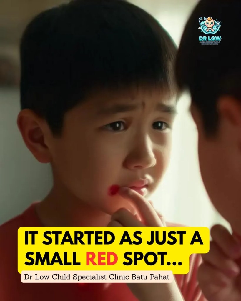 Impetigo Chin Infection in Child BP - Treatment and Recovery in BP - Child Specialist Clinic Batu Pahat Johor 01