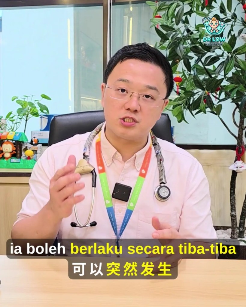 Jangkitan Meningokokal Kanak-Kanak Batu Pahat - Klinik Pakar Kanak-kanak Batu Pahat Dr Low - Dr Low Child Specialist Clinic Batu Pahat BP Johor Malaysia A11