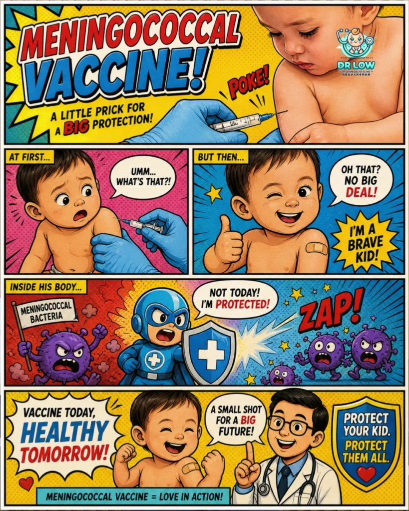 Jangkitan Meningokokal Kanak-Kanak Batu Pahat - Klinik Pakar Kanak-kanak Batu Pahat Dr Low - Dr Low Child Specialist Clinic Batu Pahat BP Johor Malaysia A23