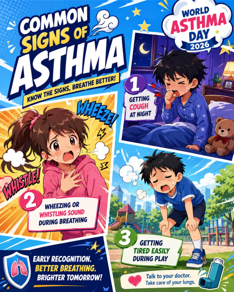 World Asthma Day 2026 - Night Cough in Children Could Be Asthma - Dr Low Child Specialist Clinic Batu Pahat Johor Malaysia 06