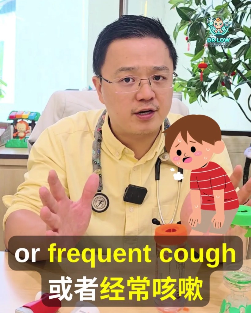 World Asthma Day 2026 - Night Cough in Children Could Be Asthma - Dr Low Child Specialist Clinic Batu Pahat Johor Malaysia 09