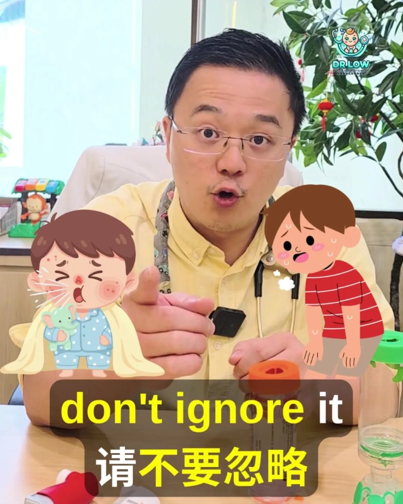 World Asthma Day 2026 - Night Cough in Children Could Be Asthma - Dr Low Child Specialist Clinic Batu Pahat Johor Malaysia 10