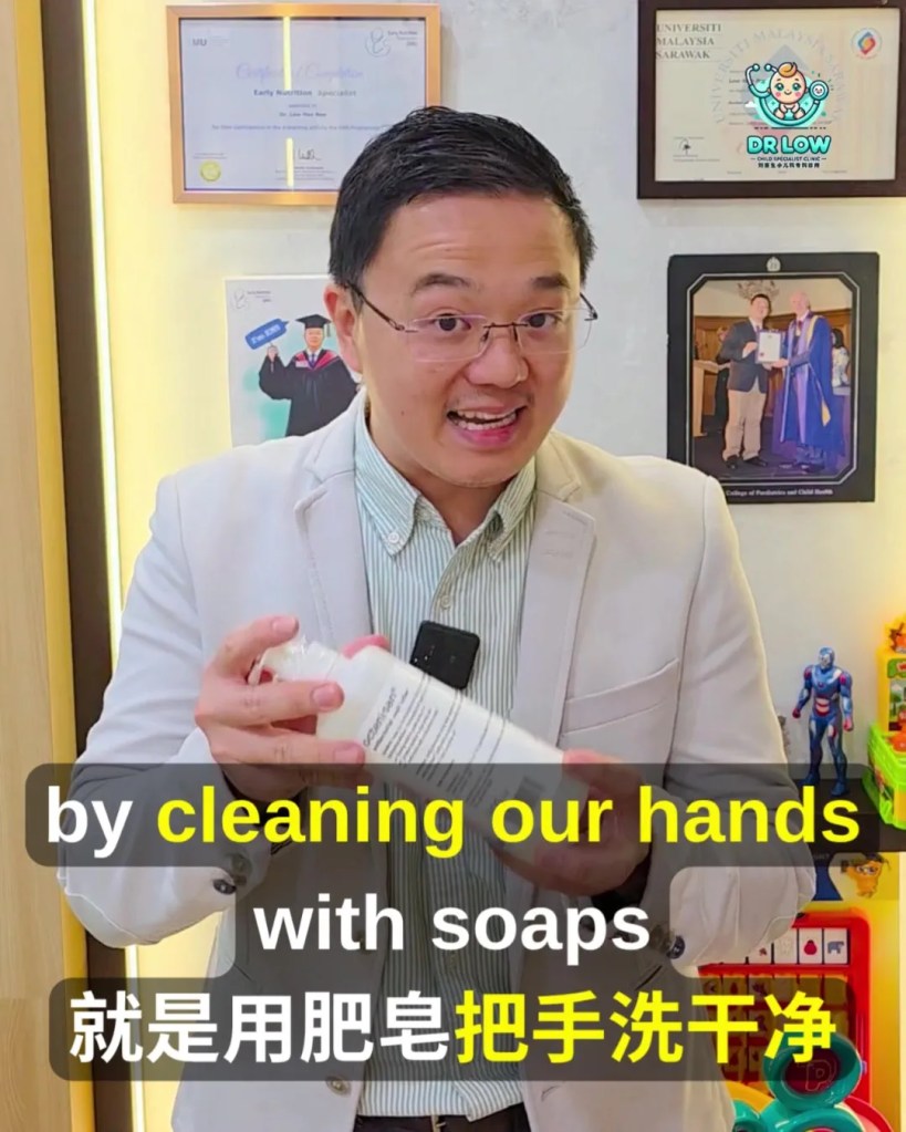 World Hand Hygiene Day 2026 - Protecting Children with Proper Handwashing IN Batu Pahat Johor - Dr Low Child Specialist Clinic Batu Pahat 08