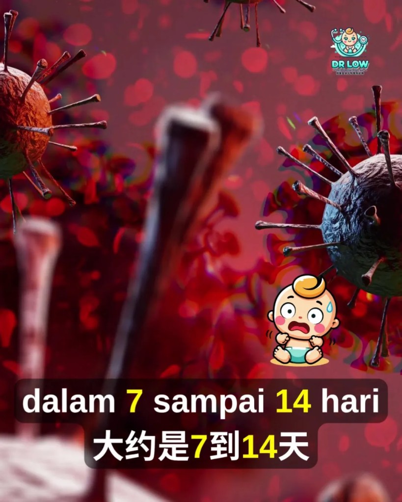 Campak Kanak-Kanak Tanda Awal - Komplikasi - Kepentingan Vaksin BP - Dr Low Child Specialist Clinic Batu Pahat Johor Malaysia A04