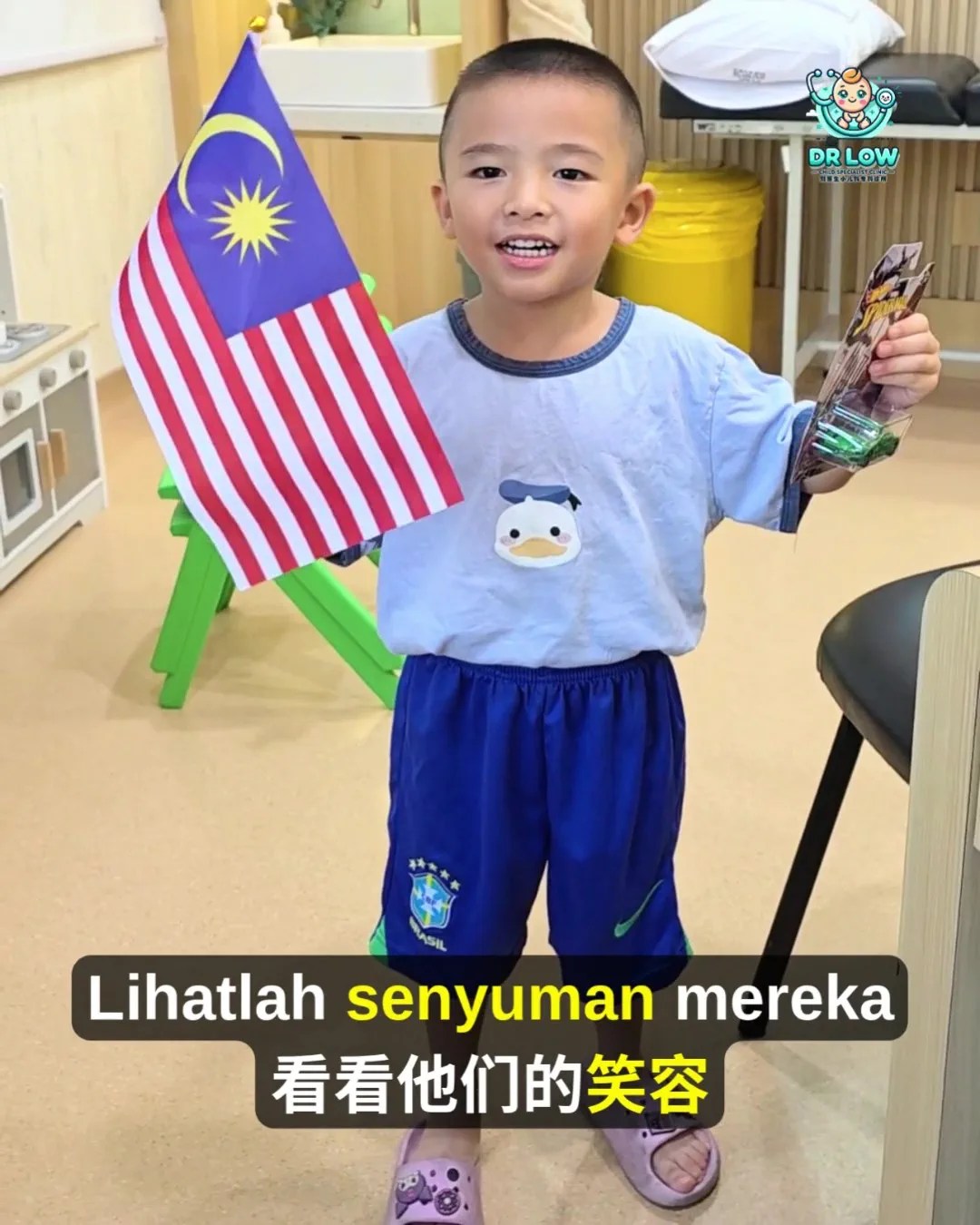 Selamat Hari Kebangsaan Malaysia 2026 - Untuk Anak-Anak Kita - Untuk Malaysia - Dr Low Child Specialist Clinic Batu Pahat Johor Malaysia A06