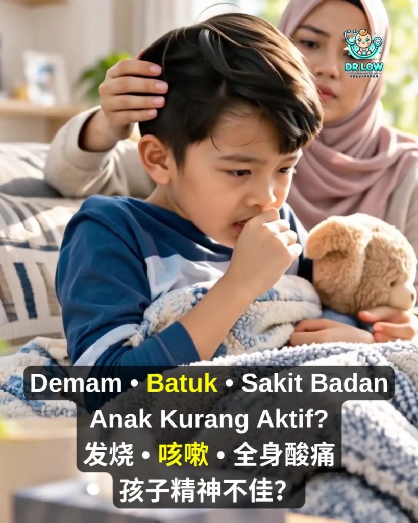 4 Kes Influenza A Dalam Satu Hari di Batu Pahat - Musim Influenza Lindungi Anak dengan Langkah Pencegahan dan Vaksin Influenza - Dr Low Child Specialist Clinic BP A04