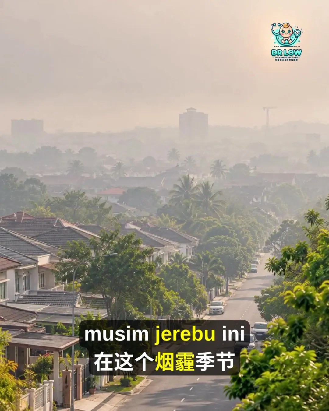 Jerebu di Batu Pahat - 5 Cara Melindungi Kesihatan Anak Ketika Kualiti Udara Tidak Sihat - Dr Low Child Specialist Clinic BP Batu Pahat Johor Malaysia A03